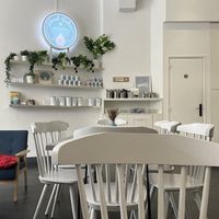 Cafe  at Cloud Cakes -  Notre Dame de Lorette in Paris