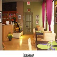 Interior dining area near windows. at Fig in Scranton