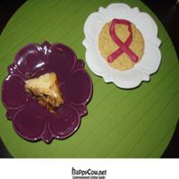 Vegan Chocolate Chip Baclava and a Breast Cancer Awareness Sugar Cookie at Fig in Scranton