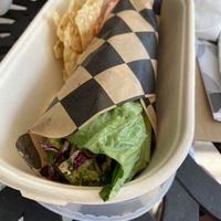 Cucumber and Avocado in Lettuce Wrap  at Flatbelly Veg in Flourtown