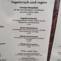 Veganishe Teil des Menü at Rietkötter in Bochum