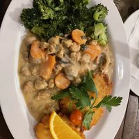 Soja Geschnetzeltes mit Rösti  #Veganuary at Rietkötter in Bochum