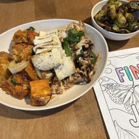 Really loved the yuzu brussel sprouts and cauliflower   at Flower Child in Mclean