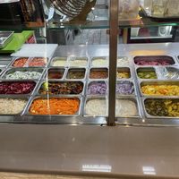 Salads and sides. All vegan.  at Pita Point in Brooklyn