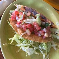 crunchy black bean taco   at Jimmy Carter's in San Diego