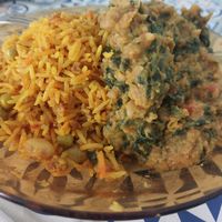 1/2 porzione di riso e 1/2 di lenticchie at Indian Curry Restaurant in Catania