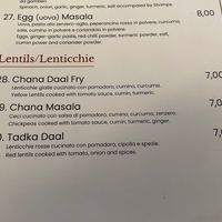 Lentil (daal) dishes. at Indian Curry Restaurant in Catania