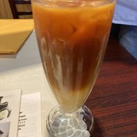 Thai Iced Tea made with coconut milk (special request) at Sea Thai House in Valley Springs