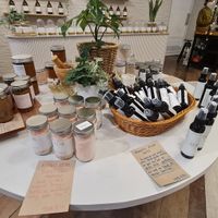 Soaps, candles, natural oils at Ador Soap in Bangkok