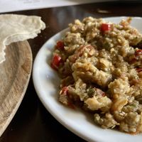 BABAGANNUS (roasted eggplant)  at Doya in Miami