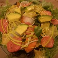 Salad with roasted veggies at Ngadri in Boquete