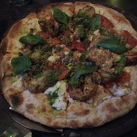 Pizza vegana at Manush in San Carlos De Bariloche