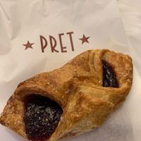 Vegan berry jam croissant  at Pret A Manger - York Way in North London