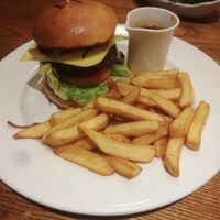 Festive burger at Rising Sun in Watford