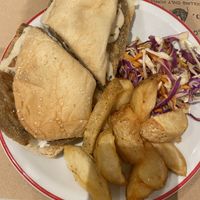 Sándwich lomito   at Gordo Vegano in Buenos Aires