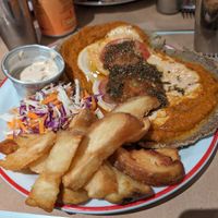 Milanesa napolitana at Gordo Vegano in Buenos Aires