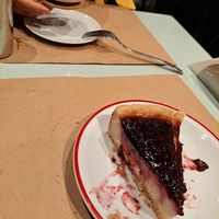 Cheesecake at Gordo Vegano in Buenos Aires