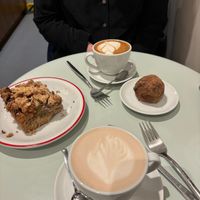 Submarino, cafe, postres at Gordo Vegano in Buenos Aires