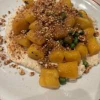 Gnocci de kabutia y sémola   at Gordo Vegano in Buenos Aires