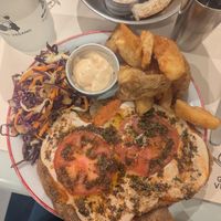 Milanesa Napolitana at Gordo Vegano in Buenos Aires