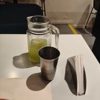 Limonata de albahaca at Gordo Vegano in Buenos Aires