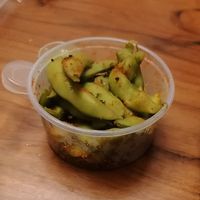 Spicy edamame at Sakura in Apeldoorn
