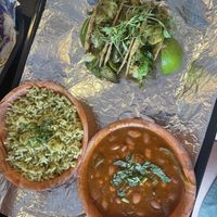 $15 meal with beans they said were vegan but were filled with meat   at TACO SHOP in El Paso