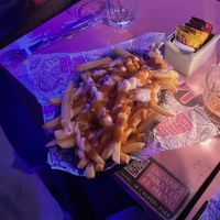 Papas fritas con Romesco y Alioli  at Lado V in Buenos Aires