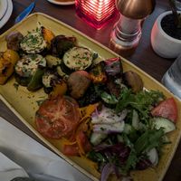 Vegan kebab at Alexander The Great in North West London