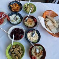 Selection of Cold Starters at Alexander The Great in North West London