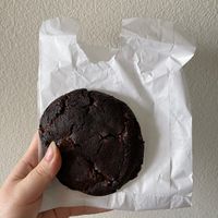 vegan chocolate cookie   at Extraordinary Desserts in San Diego