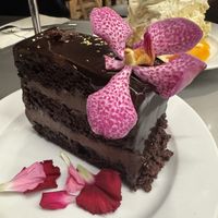 Dark Chocolate Cake  at Extraordinary Desserts in San Diego