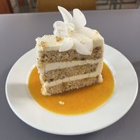 Vegan Honolulu cake  at Extraordinary Desserts in San Diego