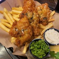 Vegan NOT Fish & Chips  at The Liffey in Stockholm