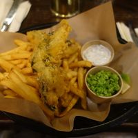 Not fish and chips (vegan) at The Liffey in Stockholm