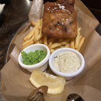 Vegan Fish and Chips  at The Liffey in Stockholm