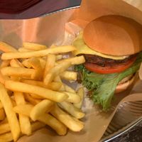 vegan burger at The Liffey in Stockholm