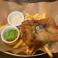 vegan tofish and chips at The Liffey in Stockholm