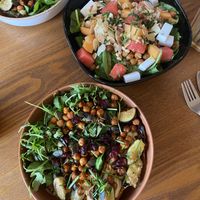 "Summer Vibes" (top) and "Sweet Potatoes" (bottom)  at De Bon'heur in Marseille
