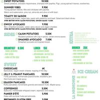 Menu in English   at De Bon'heur in Marseille