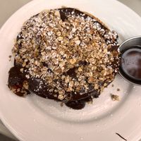 Nocciolata pancakes - delish but filling!  at De Bon'heur in Marseille