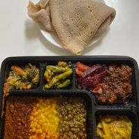 Yum!  at Mama Ethiopian Cuisine in Seoul