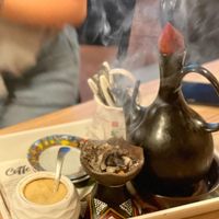Authentic Ethiopian Coffee. So good!   at Mama Ethiopian Cuisine in Seoul