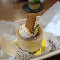 Salted caramel tofu cheesecake at SUSU Vegan Mylk Bar Penang in Penang