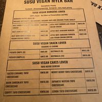  at SUSU Vegan Mylk Bar Penang in Penang