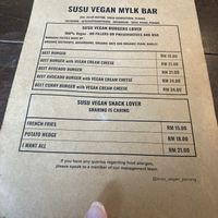   at SUSU Vegan Mylk Bar Penang in Penang
