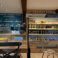 Interior of cafe  at Capogreen  in Villeneuve-dascq