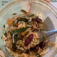 Vegan chilli dish  at Capogreen  in Villeneuve-dascq