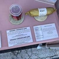 vegan dessert jars and brownies ! @Hillcrest Farmer’s Market   at Rayluca Bakes in San Diego