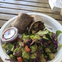 Vegan burrito at Marie et Cie in Valley Village
